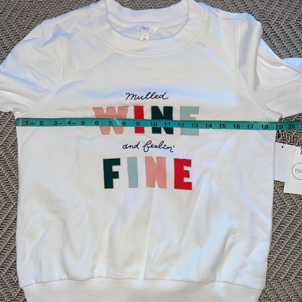NWT 1901 Mulled Wine Graphic Sweatshirt - Picture 6 of 7